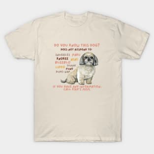 Leftover Dog Poster - Kirk - fundraiser T-Shirt